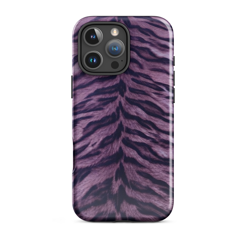 Purple Tiger Print Tough Case for iPhone®