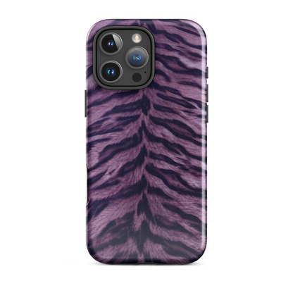Purple Tiger Print Tough Case for iPhone®
