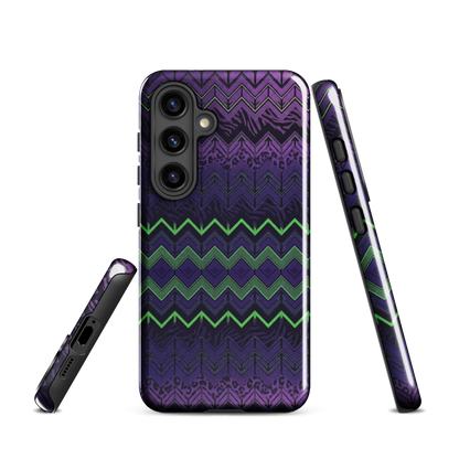 Halloween Chevron Purple & Green Edition Tough Case for Samsung