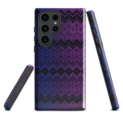 Purple & Blue Chevron Classic Tough Case for Samsung