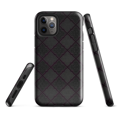 Black and Purple Whimsy Mall Goth Tough Case for iPhone®