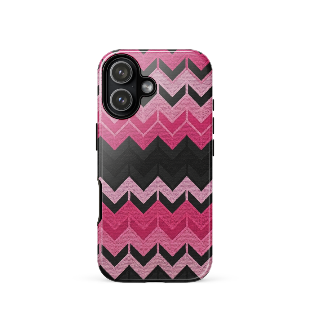 Pink Chevron Tough Case for iPhone®