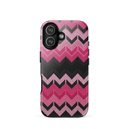 Pink Chevron Tough Case for iPhone®