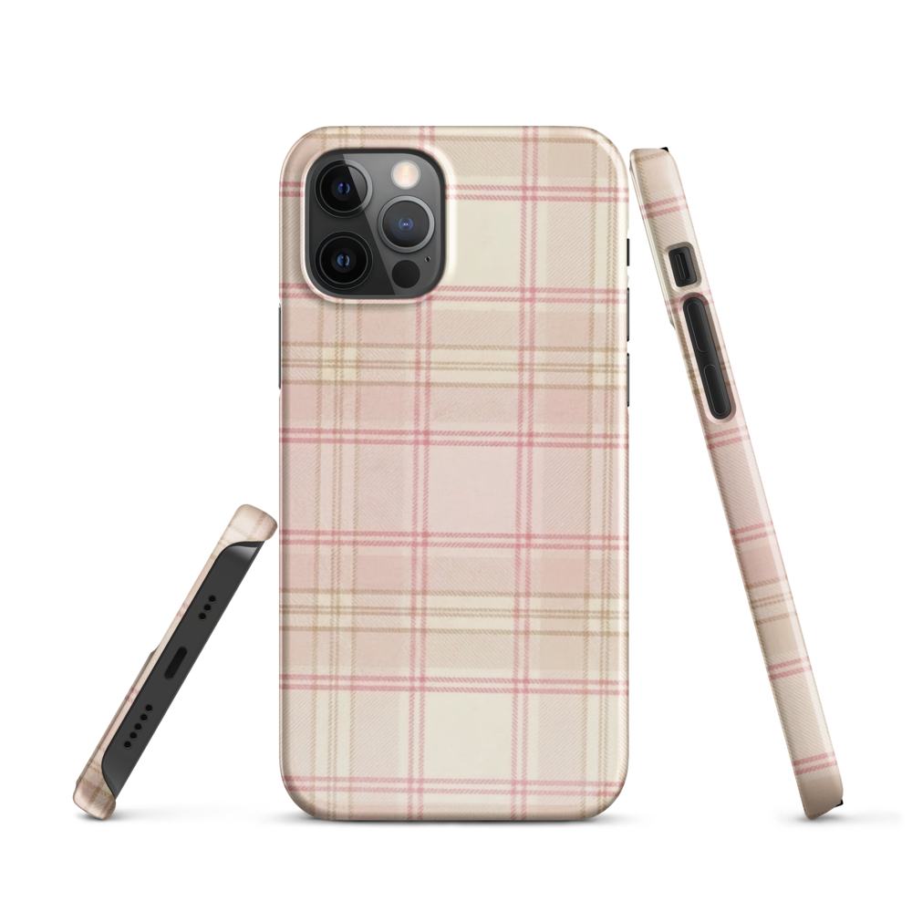 Yellow and Cream Coquette Snap Case for iPhone
