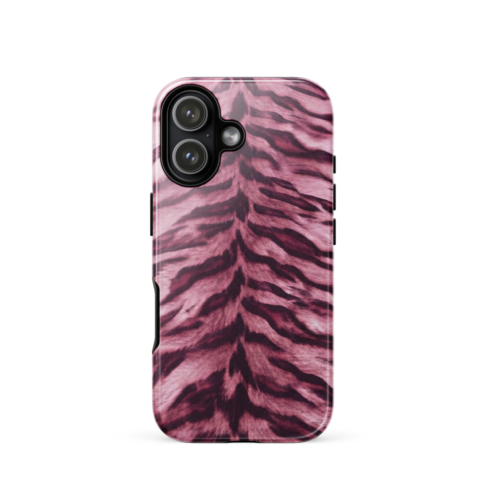Pink Tiger Print Tough Case for iPhone®