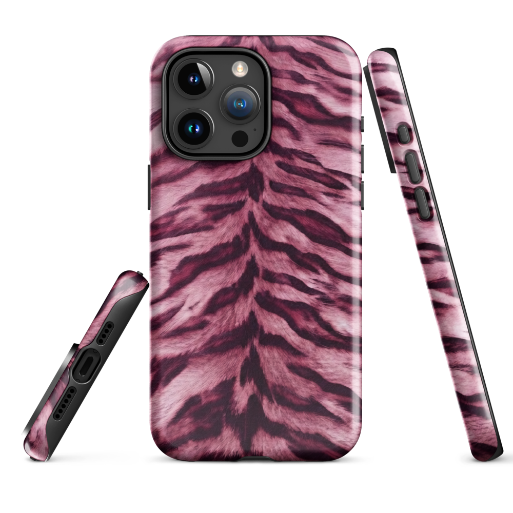 Pink Tiger Print Tough Case for iPhone®