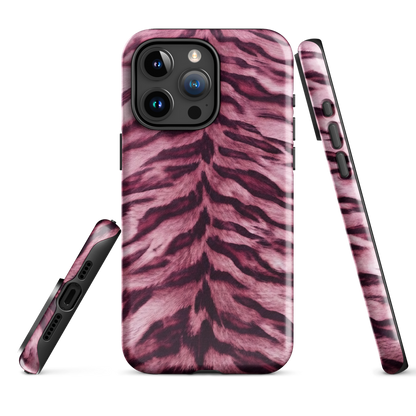 Pink Tiger Print Tough Case for iPhone®