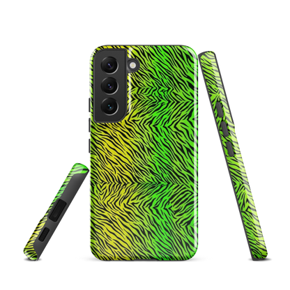 Green & Yellow  Zebra Print Tough Case for Samsung