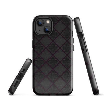Black and Purple Whimsy Mall Goth Tough Case for iPhone®