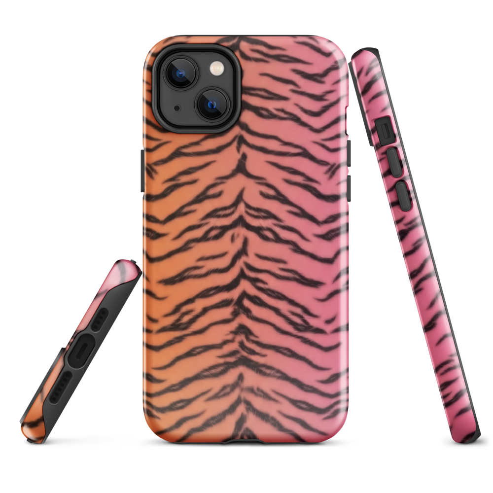 Sunset Tiger Print Tough Case for iPhone®