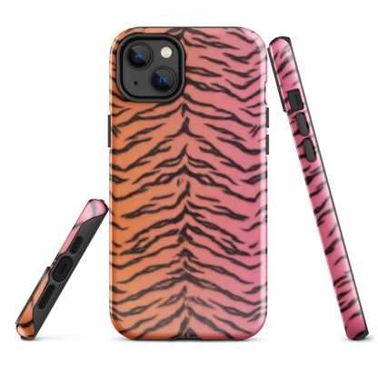 Sunset Tiger Print Tough Case for iPhone®