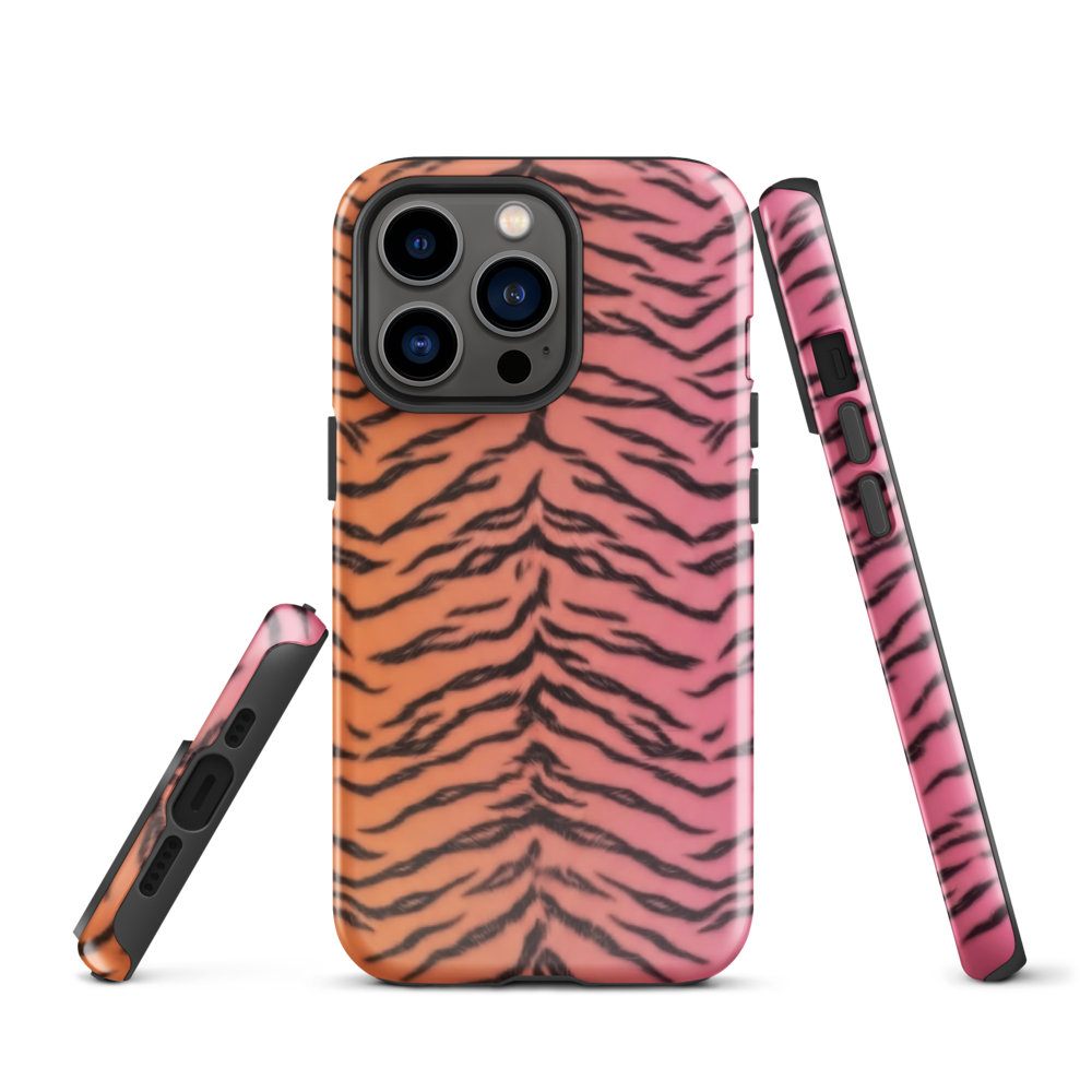 Sunset Tiger Print Tough Case for iPhone®