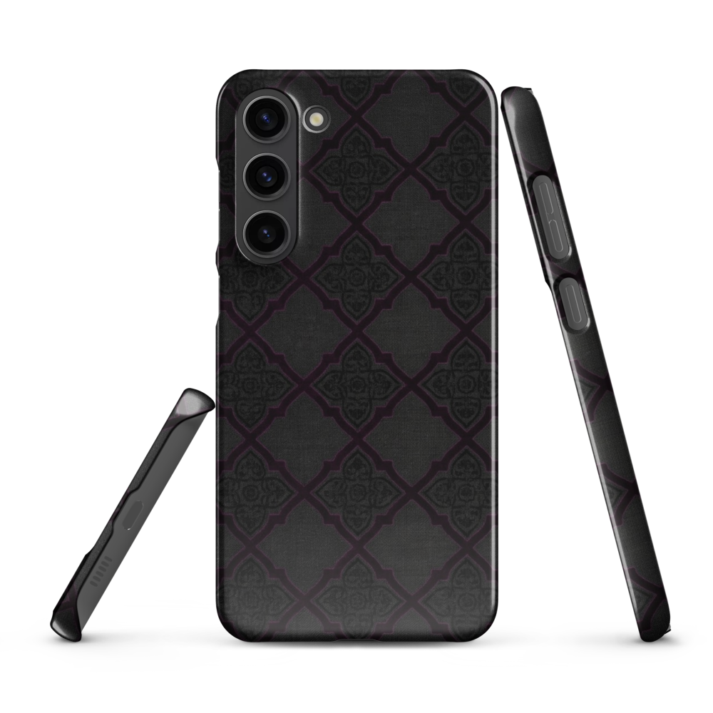 Black and Purple Whimsy Mall Goth Snap Case for Samsung
