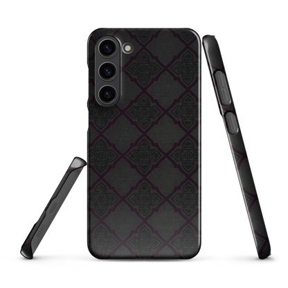 Black and Purple Whimsy Mall Goth Snap Case for Samsung