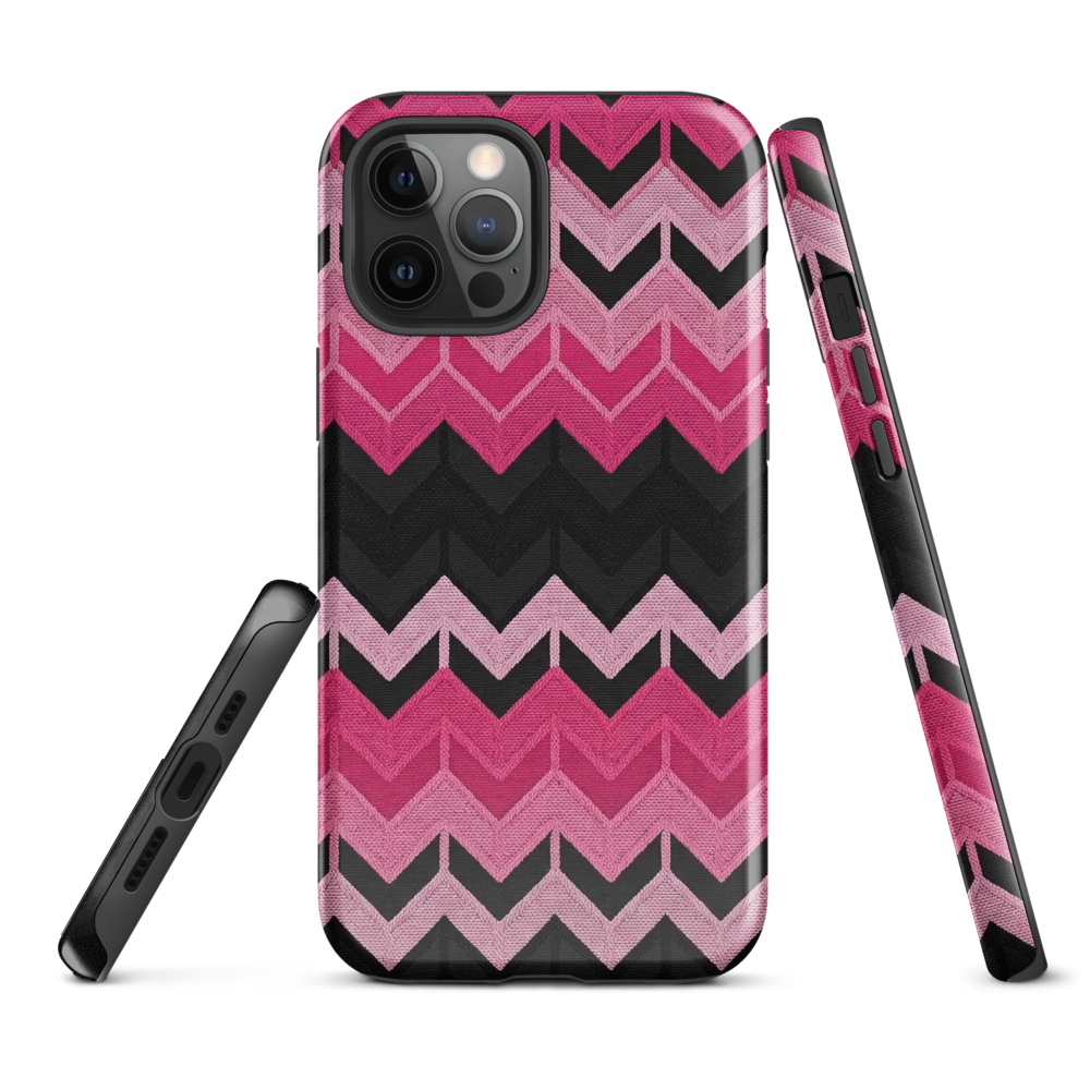 Pink Chevron Tough Case for iPhone®