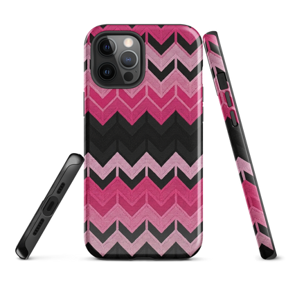 Pink Chevron Tough Case for iPhone®