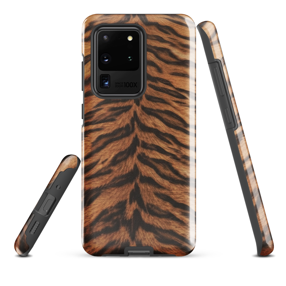 Tiger Print Tough Case for Samsung