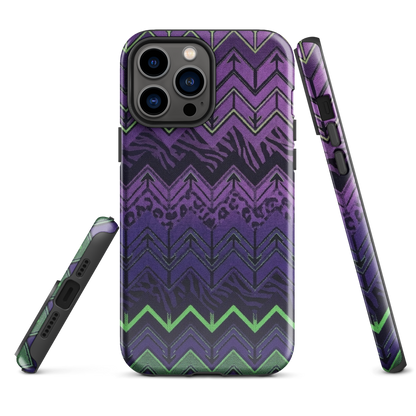 Halloween Edition Chevron Zebra & Leopard Print Tough Case for iPhone®