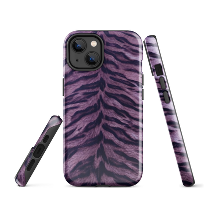 Purple Tiger Print Tough Case for iPhone®
