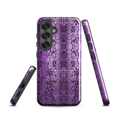 Purple Snake Skin Tough Case for Samsung