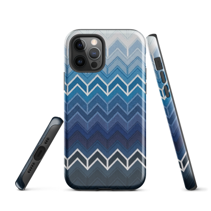 Blue Chevron Classic Tough Case for iPhone®