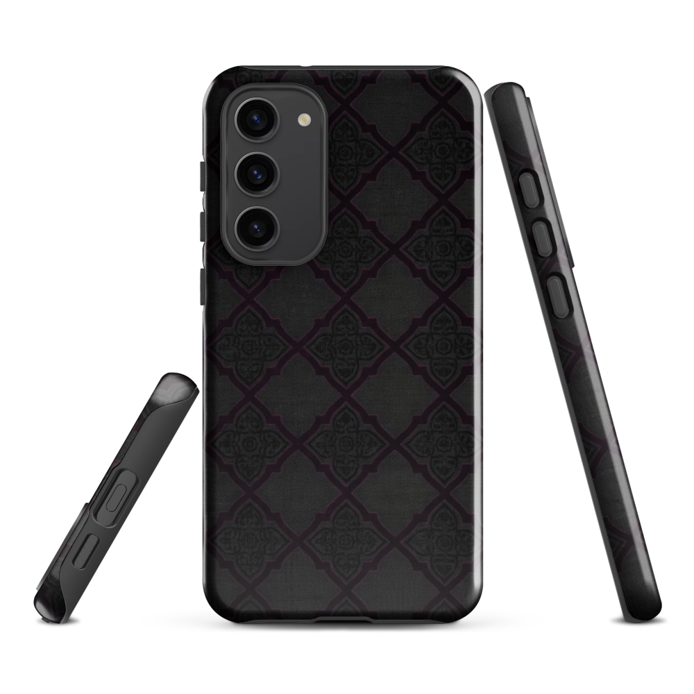 Black and Purple Whimsy Mall Goth Tough Case for Samsung