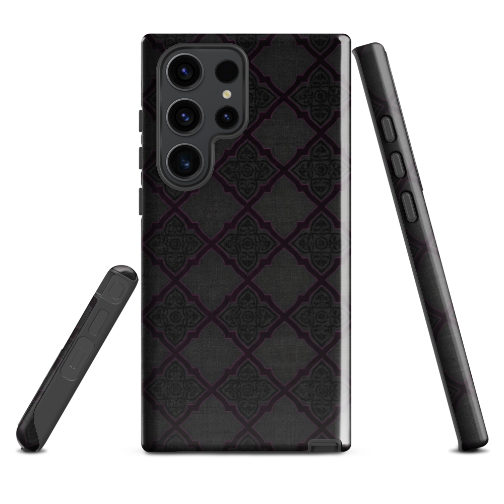 Black and Purple Whimsy Mall Goth Tough Case for Samsung