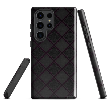 Black and Purple Whimsy Mall Goth Tough Case for Samsung