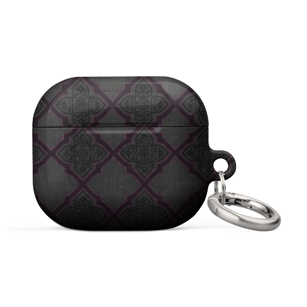 Black and Purple Whimsy Mall Goth Print Case for AirPods®
