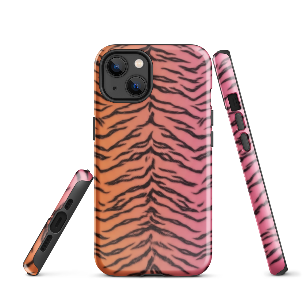 Sunset Tiger Print Tough Case for iPhone®
