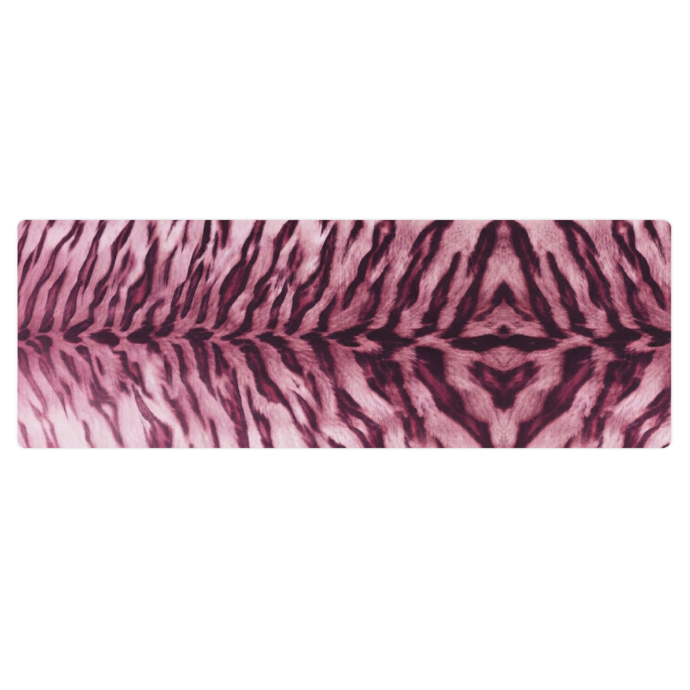Pink Tiger Print Yoga Mat
