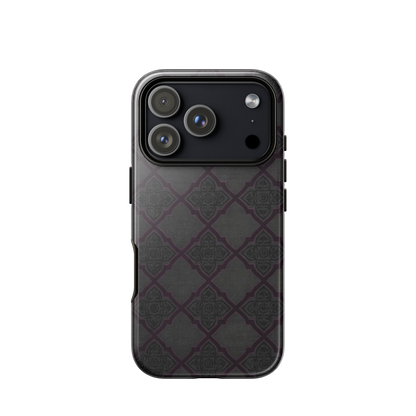 Black and Purple Whimsy Mall Goth Tough Case for iPhone®