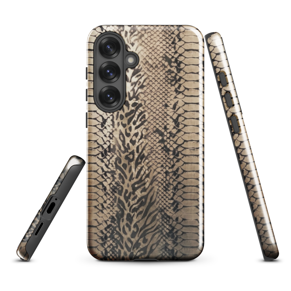 Neutral Snake Skin Tough Case for Samsung
