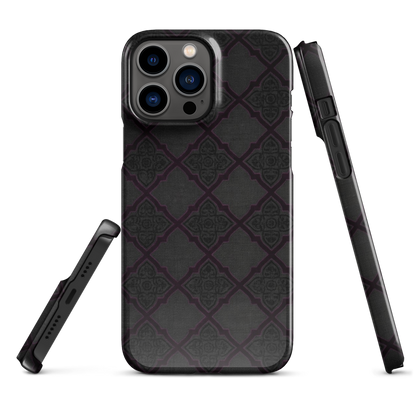 Black and Purple Whimsy Mall Goth Snap Case for iPhone