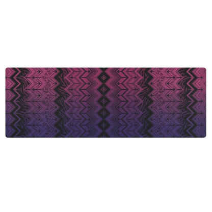 Purple & Pink Chevron Pattern Pilates Yoga Mat