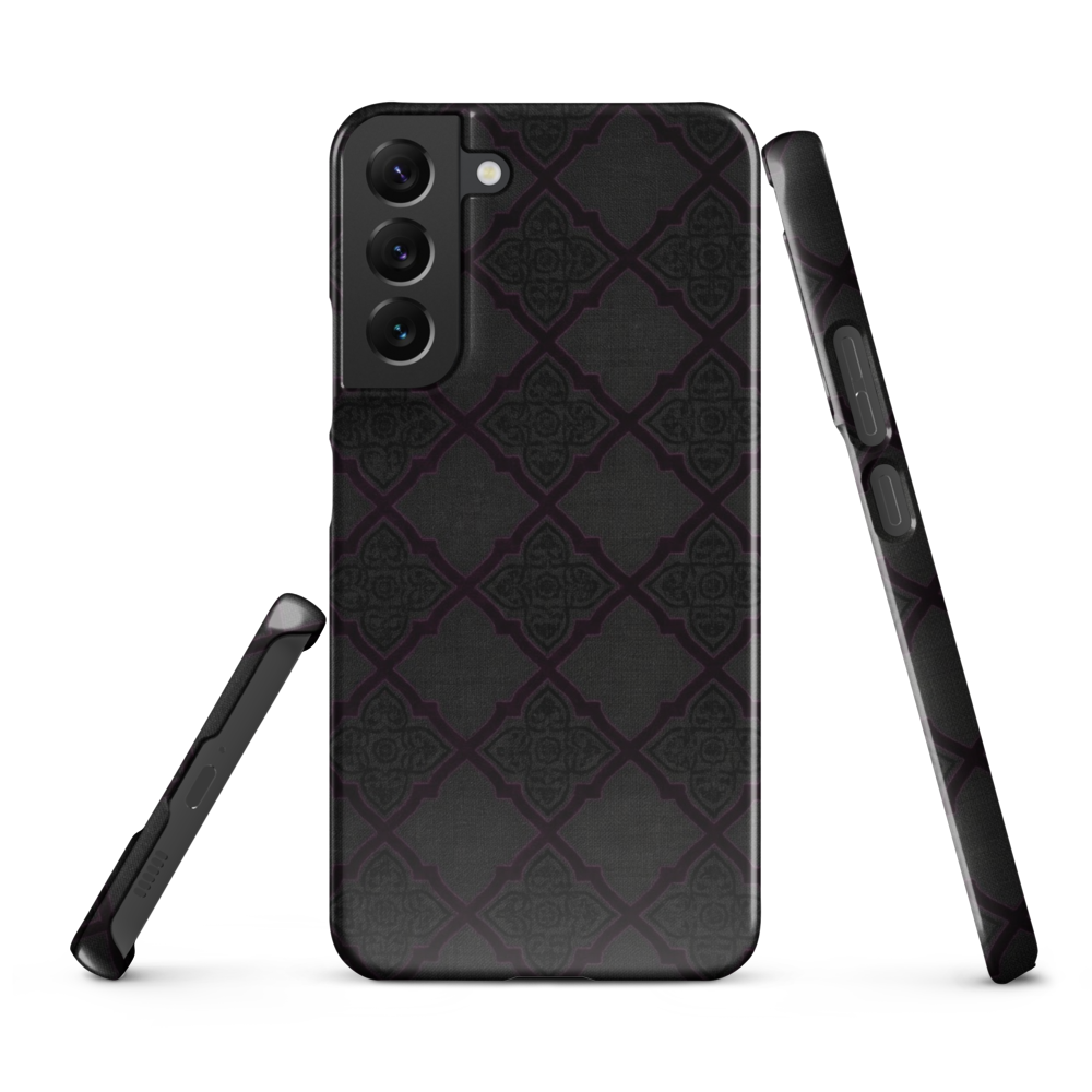 Black and Purple Whimsy Mall Goth Snap Case for Samsung