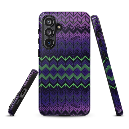 Halloween Chevron Purple & Green Edition Tough Case for Samsung