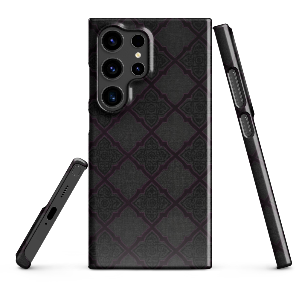 Black and Purple Whimsy Mall Goth Snap Case for Samsung