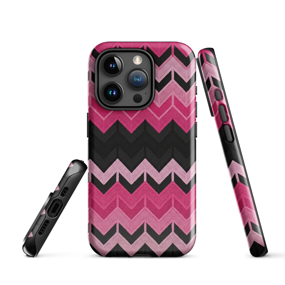 Pink Chevron Tough Case for iPhone®
