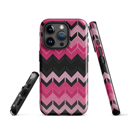 Pink Chevron Tough Case for iPhone®