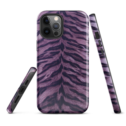 Purple Tiger Print Tough Case for iPhone®