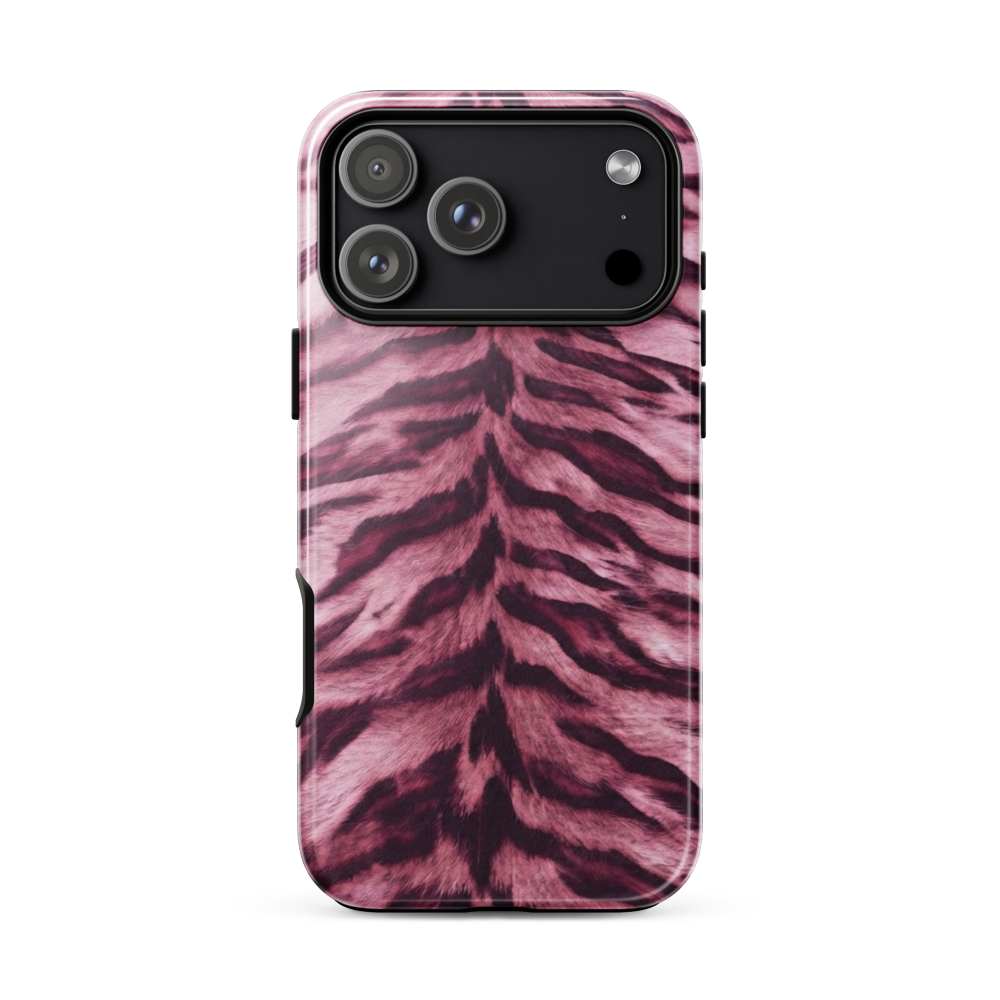 Pink Tiger Print Tough Case for iPhone®