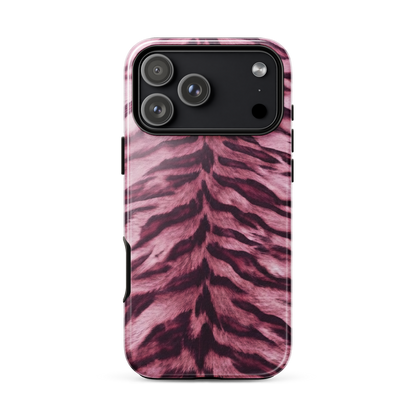Pink Tiger Print Tough Case for iPhone®