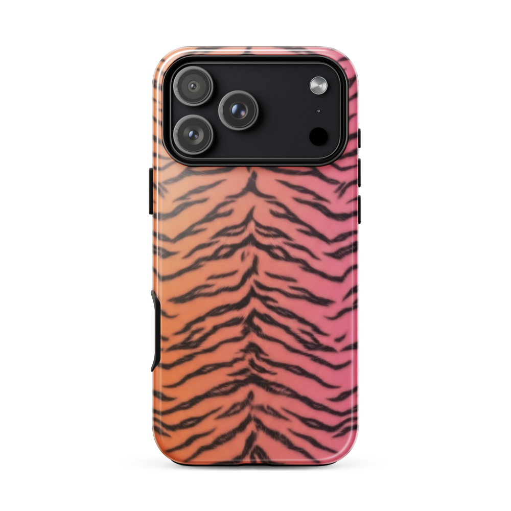 Sunset Tiger Print Tough Case for iPhone®