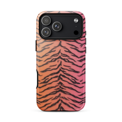 Sunset Tiger Print Tough Case for iPhone®