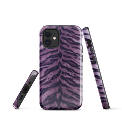 Purple Tiger Print Tough Case for iPhone®