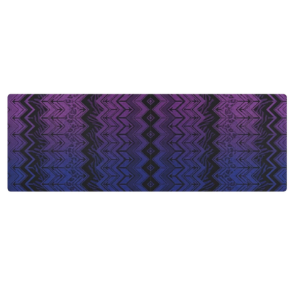 Vibrant Blue & Purple Chevron Pilates Yoga Mat
