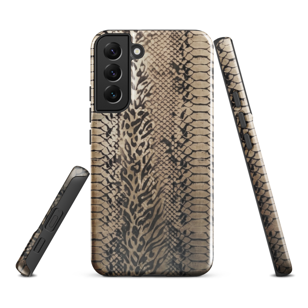 Neutral Snake Skin Tough Case for Samsung