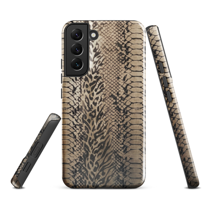 Neutral Snake Skin Tough Case for Samsung