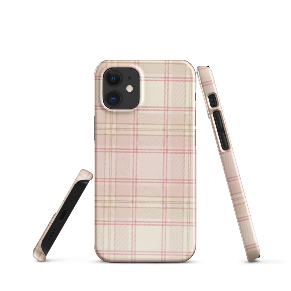 Yellow and Cream Coquette Snap Case for iPhone